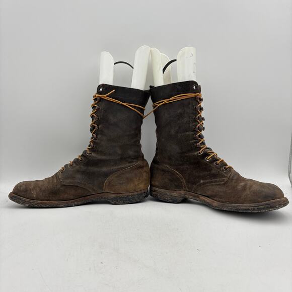 Vintage 1957 Army Contract Military Roughout Boots 11EE Panco Combat Vietnam main image 12